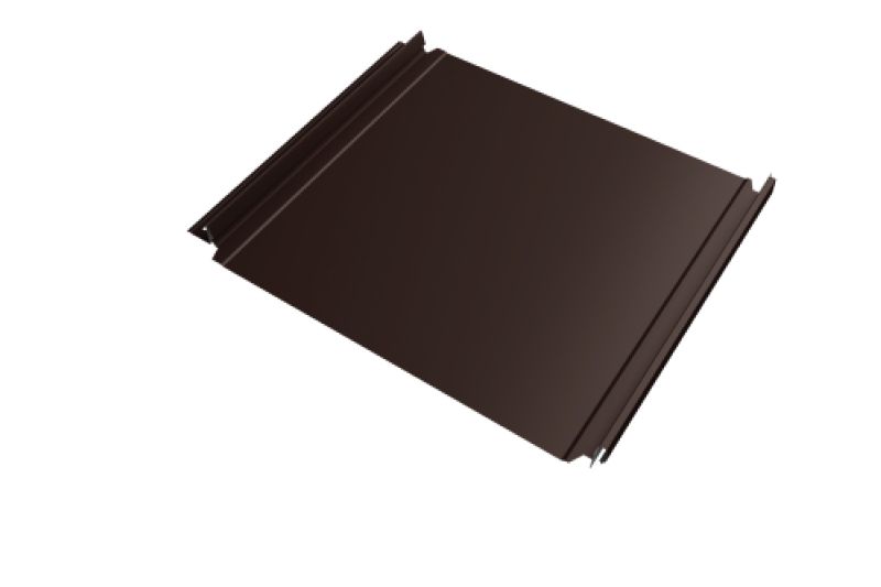 Кликфальц Double Pro  Line Grand Line 0,5 Satin с пленкой на замках RAL 8017 шоколад