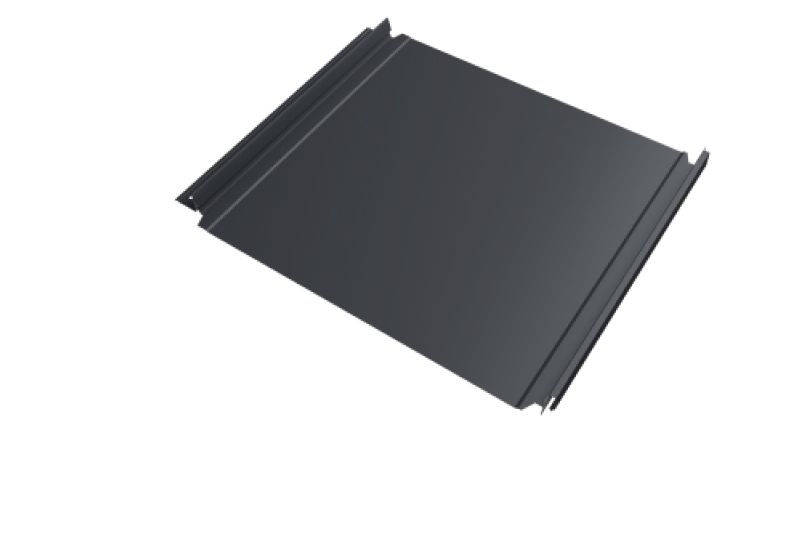 Кликфальц Double Pro Line Grand Line 0,5 Satin Matt с пленкой на замках RAL 7024 мокрый асфальт