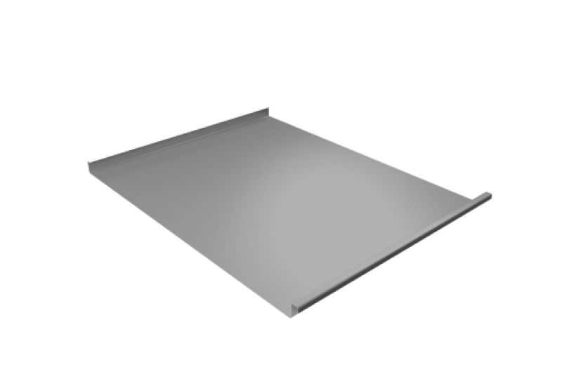 Фальц двойной стоячий  Line Grand Line 0,45 PE с пленкой на замках RAL 9005 черный