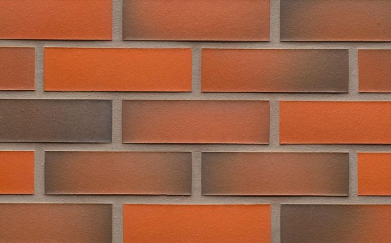 Клинкерная облицовочная плитка ручной формовки Feldhaus Klinker NF 14 R483 galena terreno viva II 240*71*14 мм