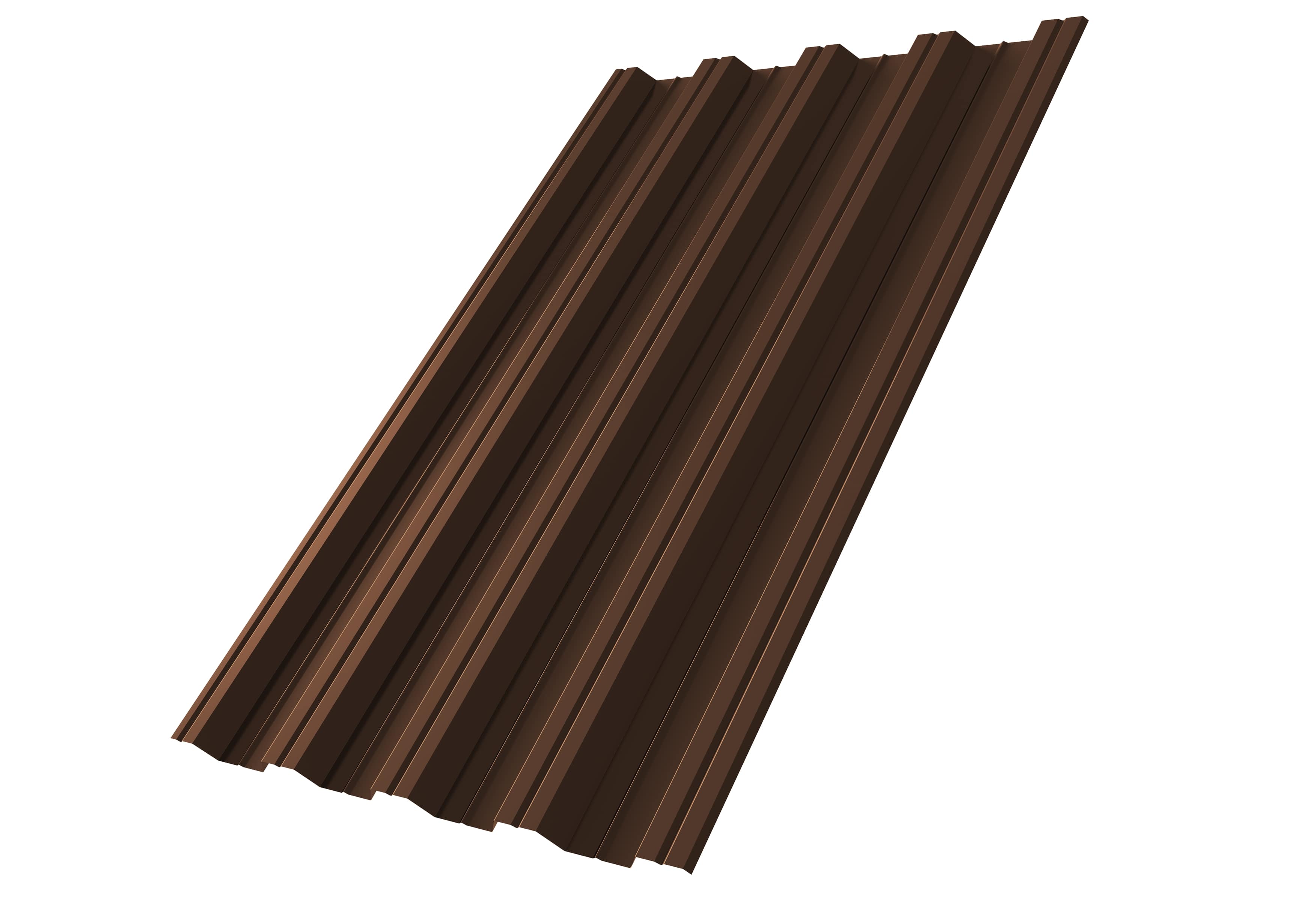 Профнастил НС44R Grand Line 0,5 Atlas X RAL 8017 шоколад