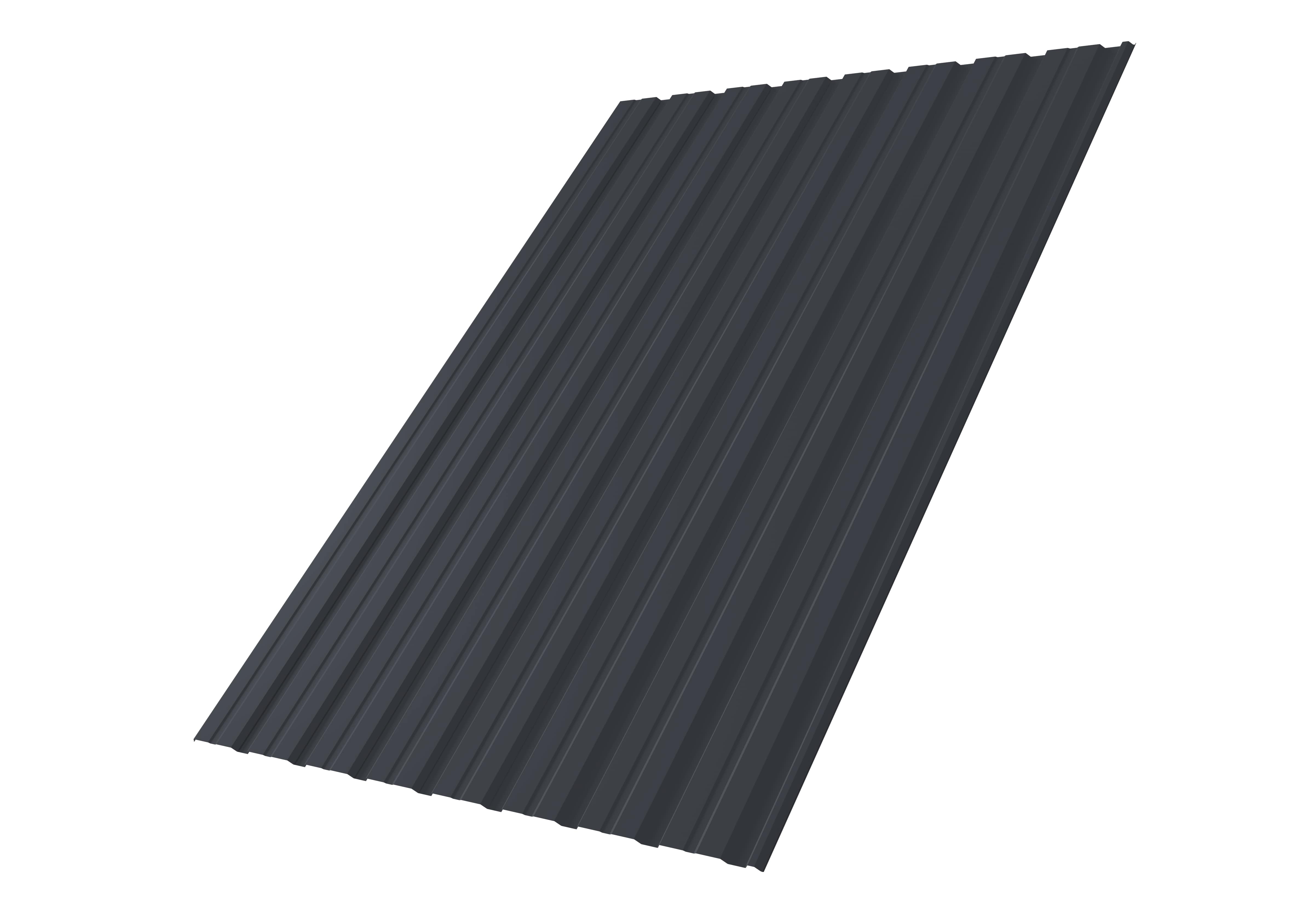 Профнастил С10R 0,45 Drap RAL 7024 мокрый асфальт