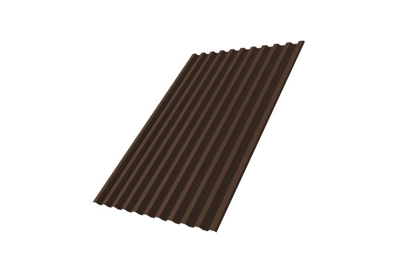 Профнастил С21R 0,45 Drap RAL 8017 шоколад