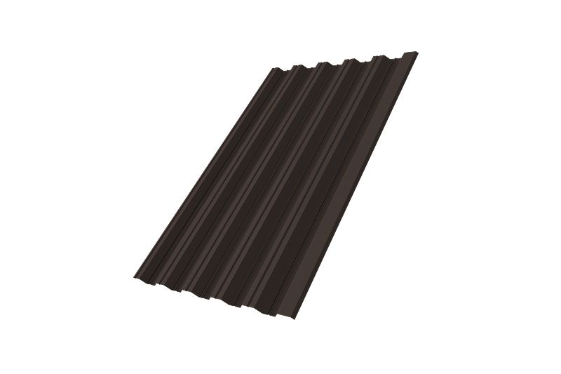 Профнастил НС35R 0,45 Drap RR 32 темно-коричневый