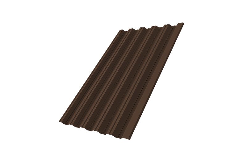 Профнастил НС35R Grand Line 0,5 Drap TX RAL 8017 шоколад