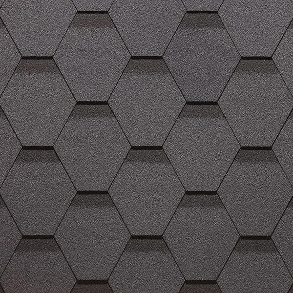 Гибкая черепица Docke / Деке PIE STANDARD СOTA,Серый