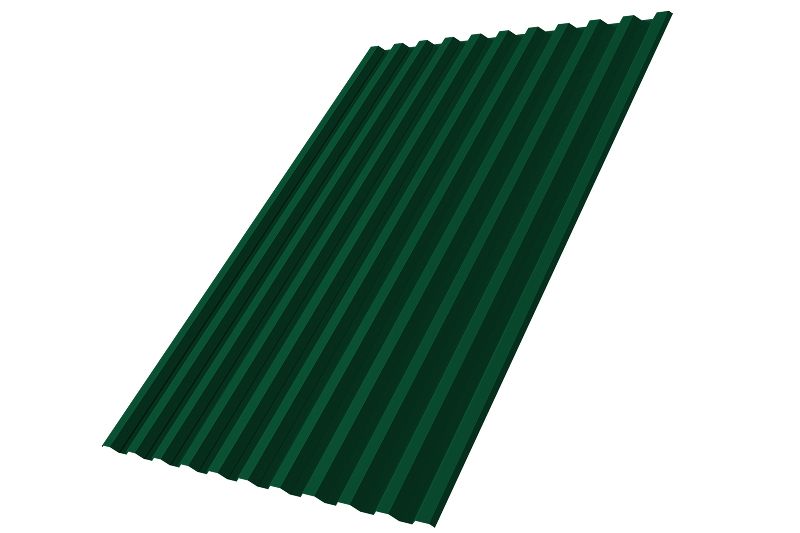 Профнастил С21R 0,5 Satin RAL 6005 зеленый мох