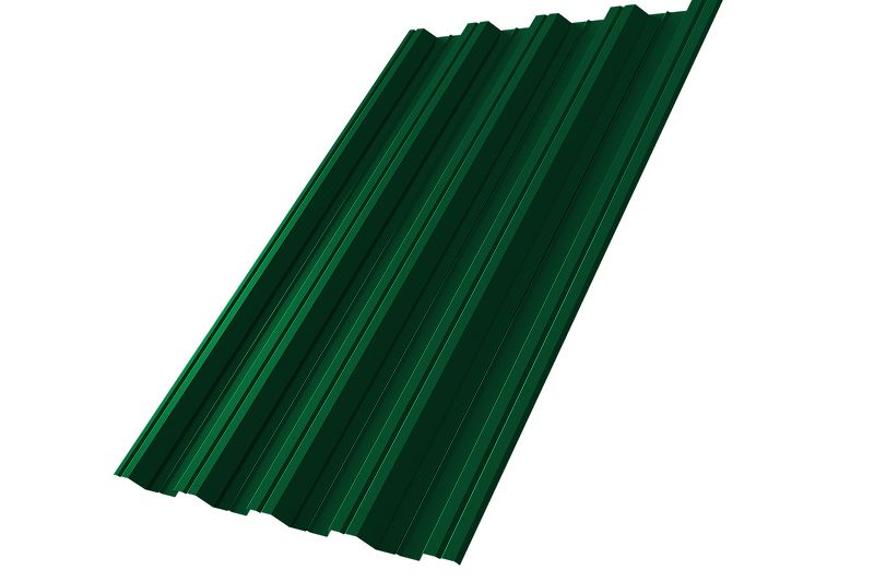 Профнастил НС44R 0,5 Satin RAL 6005 зеленый мох