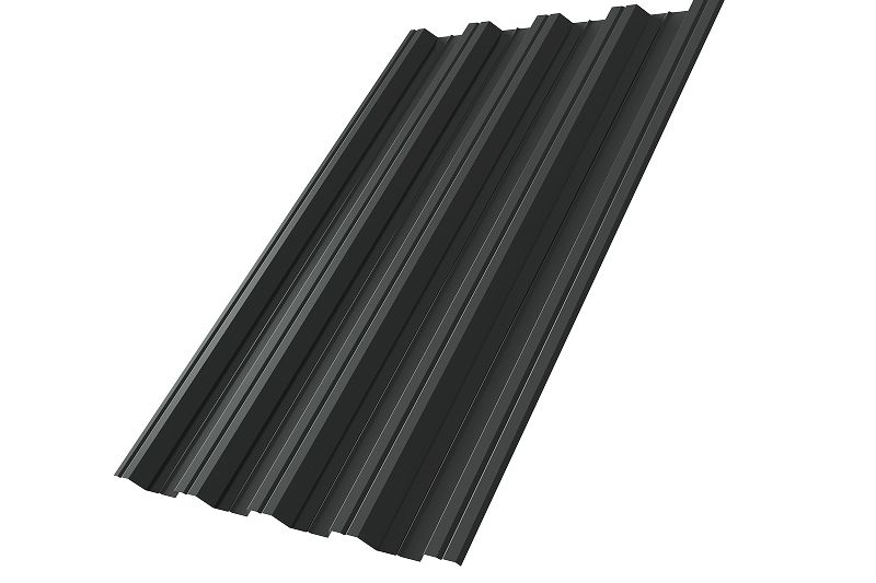 Профнастил НС44R 0,5 Satin RAL 7016 антрацитово-серый