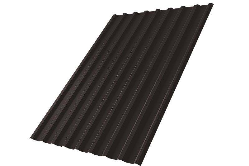 Профнастил С20R 0,5 Satin Matt RAL 9005 черный