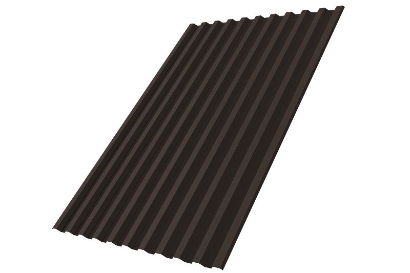 Профнастил С10R 0,45 PE RAL 8017 шоколад