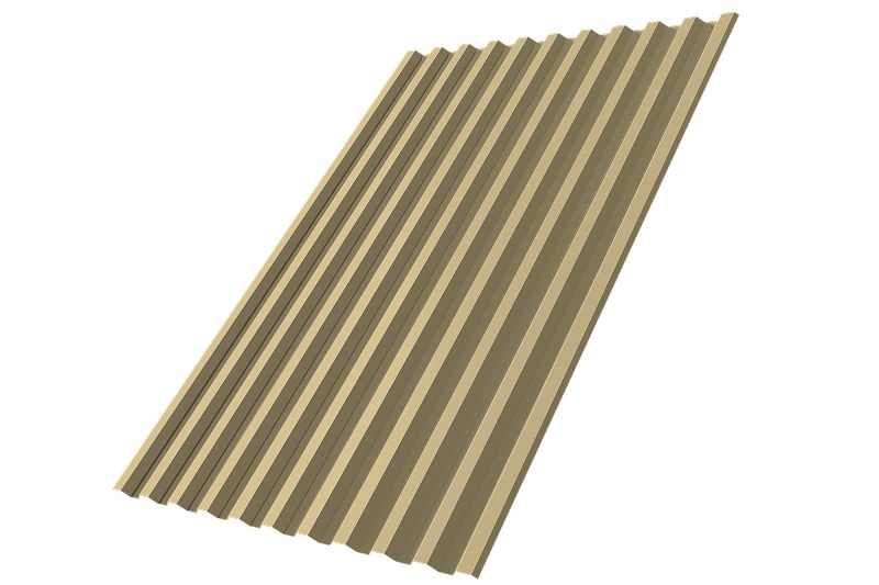 Профнастил С20R 0,45 PE RAL 9003 сигнальный белый