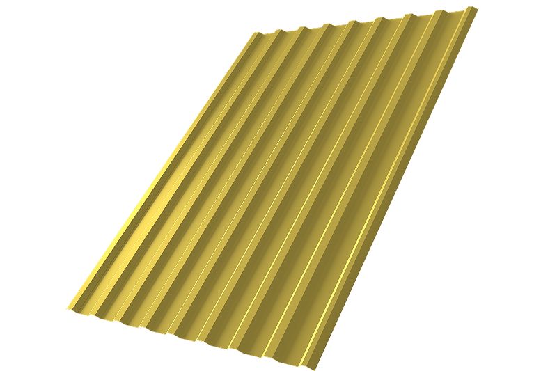 Профнастил С20R 0,5 PE RAL 6005 зеленый мох