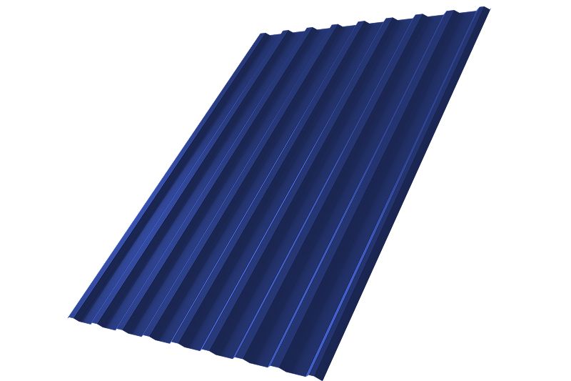 Профнастил С21R 0,5 PE RAL 3005 красное вино