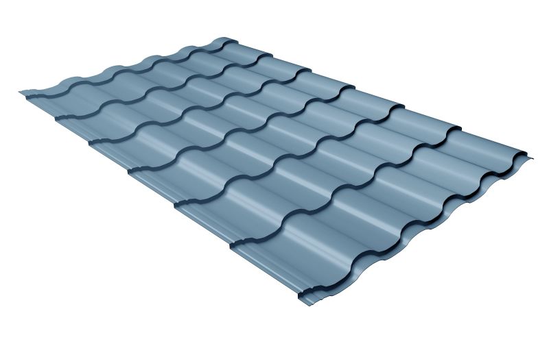 Профиль волновой Kredo 0,45 Drap TX RAL 5024 пастельно-синий