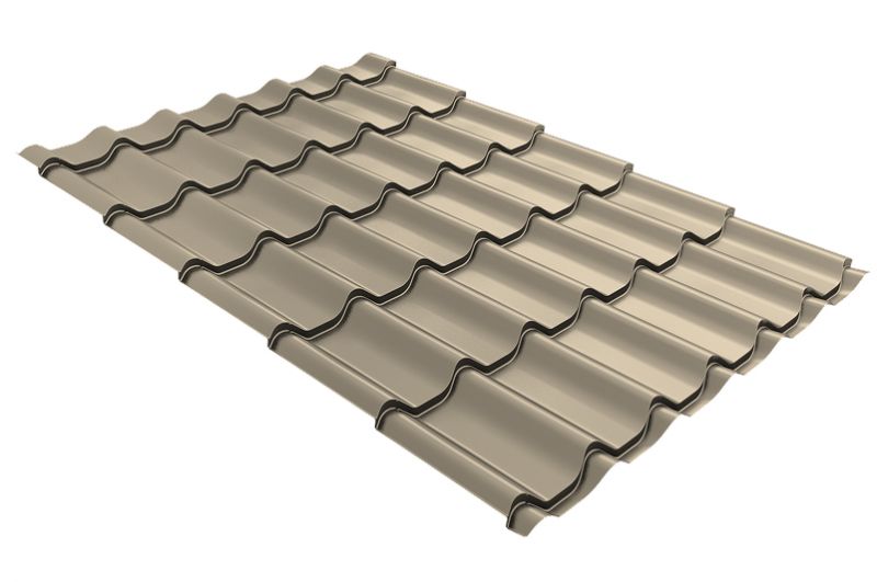 Профиль волновой Classic 0,45 PE RAL 1015 светлая слоновая кость