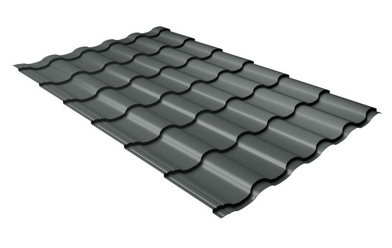 Профиль волновой  Kredo  0,45 PE RAL 7005 мышино-серый