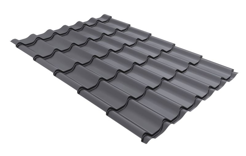 Профиль волновой Classic 0,4 PE RAL 7004 сигнальный серый