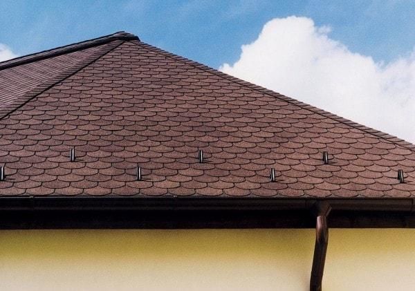 Гибкая черепица Docke Кольчуга, красный