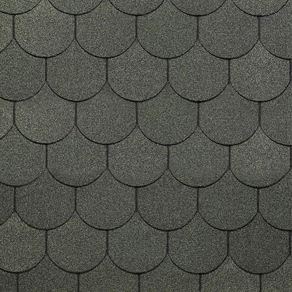 Гибкая черепица Docke Кольчуга, зеленый