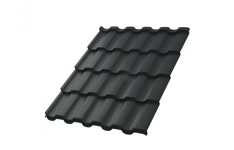 Металлочерепица МП Монтекристо-M (PureTech Mat-20-7024-0.5)