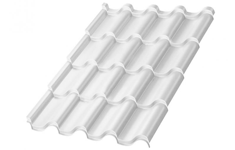 Металлочерепица МП Монтерроса-X (PURMAN-20-9010-0.5)