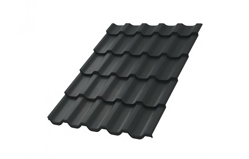 Металлочерепица МП Трамонтана-M (VikingMP E-20-7024-0.5)