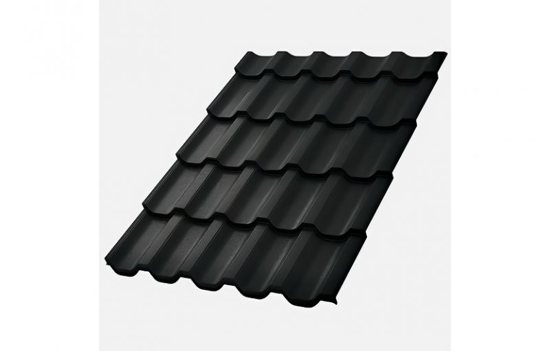 Металлочерепица МП Трамонтана-S (VikingMP E-20-7016-0.5)