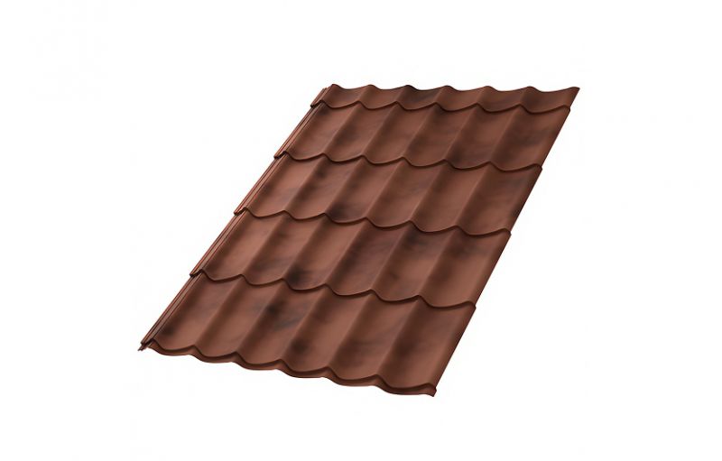 Металлочерепица МП Ламонтерра-X Cloudy (КЛМА-02-Anticato-0.5)