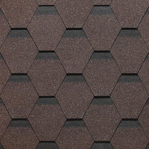 Гибкая черепица Docke Кёльн, имбирь