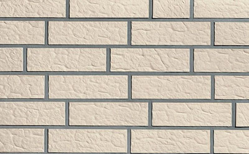 Клинкерная облицовочная плитка Roben NF14 Island Perlweiss рельефная, 240*14*71 мм