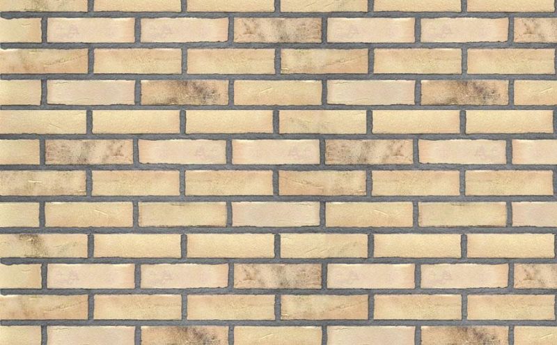 Клинкерная облицовочная плитка Roben NF14 Aarhus Gelb-bunt, carbon, 240*14*71 мм