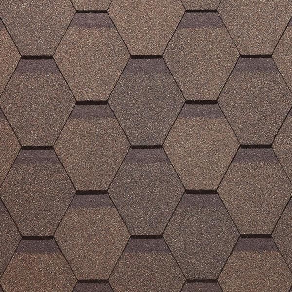 Гибкая черепица Docke Шеффилд, миндаль