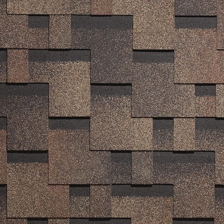 Гибкая черепица Docke / Деке PIE PREMIUM ГЕНУЯ,Трюфель