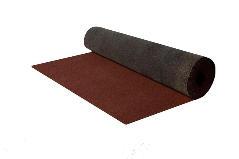 Ендовый ковер 10 кв.м., размер 1х10м Красный E-4