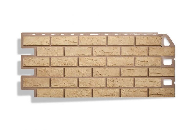 Фасадная панель АЛЬТА-ПРОФИЛЬ Кирпич ЖЕЛТЫЙ