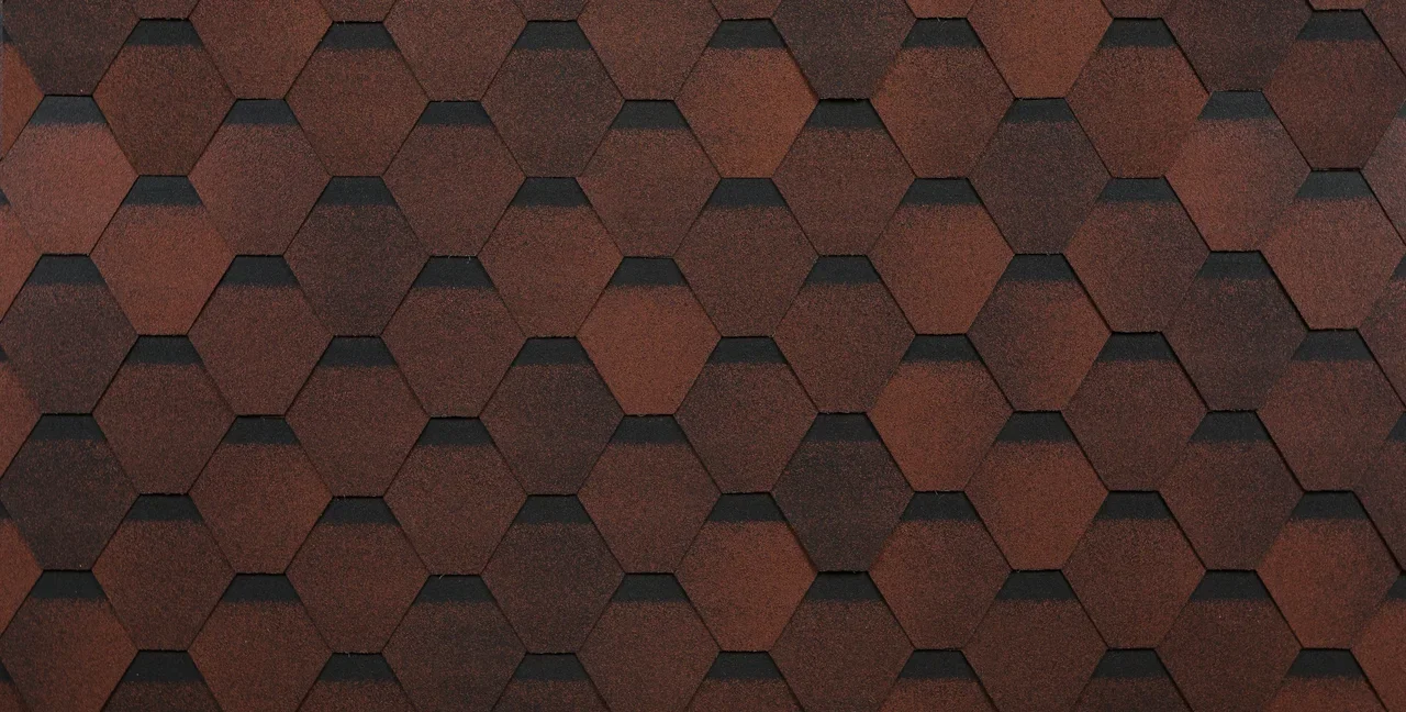 Гибкая черепица Shinglas (Шинглас) Оптима Соната Красный