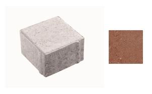 Плитка тротуарная ВЫБОР ЛА-Линия А3.К.4 гладкий цвет красный 100*100*40 мм