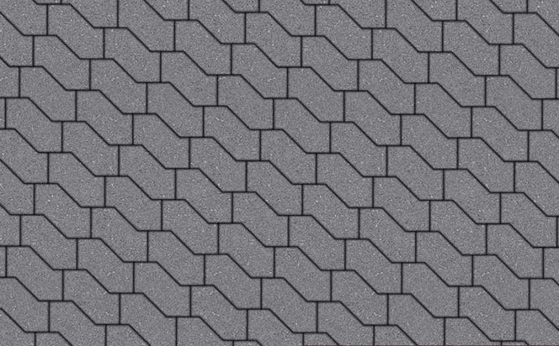 Плитка тротуарная ВЫБОР S-Форма В.3.Ф.10 гладкий цвет серый 172*94*100 мм