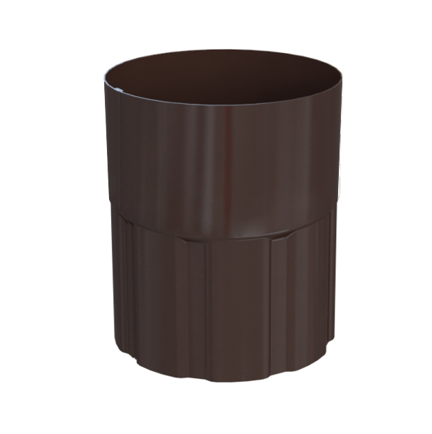 FarAcs СТАЛЬ PREMIUM 125/90 Соединительная муфта трубы (PLU-RAL 8017)