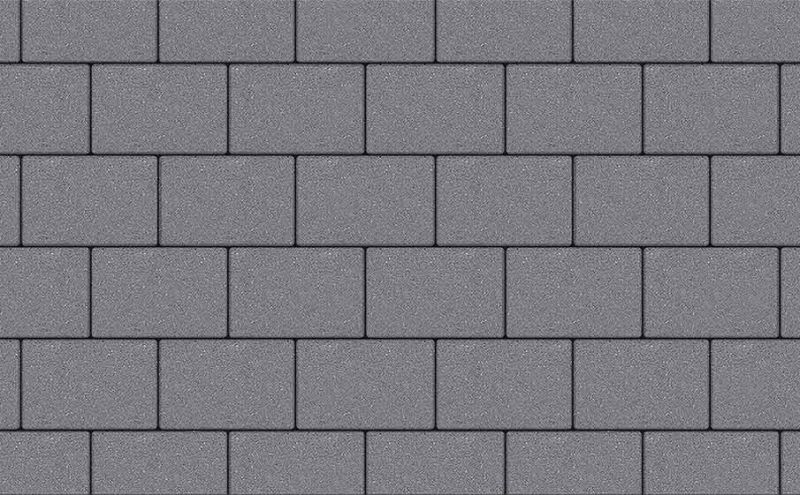 Плитка тротуарная ВЫБОР ЛА-Линия Б.1.П.8 гранит цвет серый