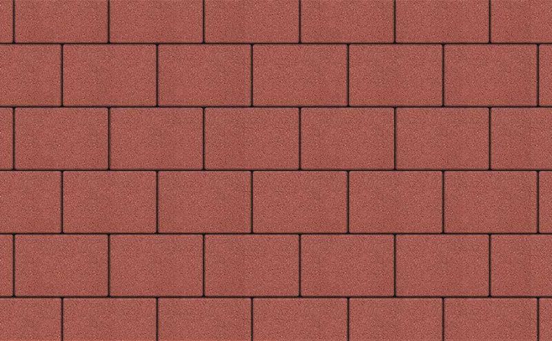 Плитка тротуарная ВЫБОР ЛА-Линия Б.1.П.8 гранит цвет красный, 300*200*80 мм