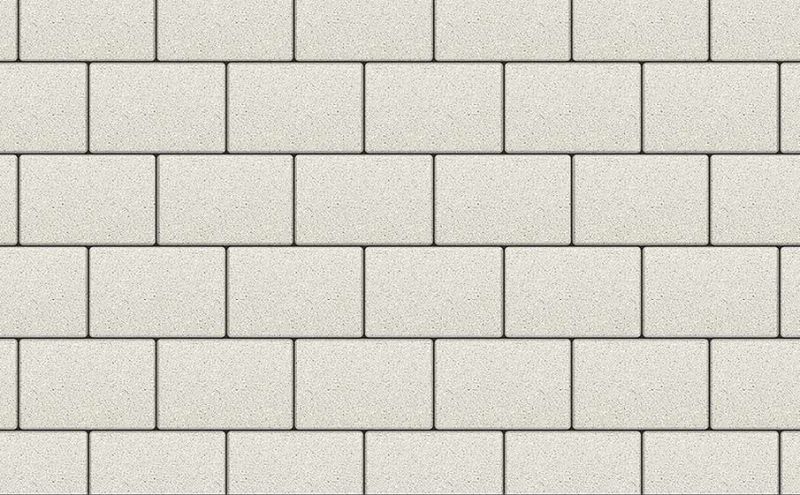 Плитка тротуарная ВЫБОР ЛА-Линия Б.1.П.8 гранит цвет белый, 300*200*80 мм