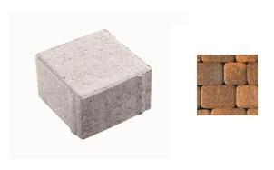 Плитка тротуарная ВЫБОР ЛА-Линия Б.3.К.6 Листопад гранит цвет Саванна 100*100*60 мм