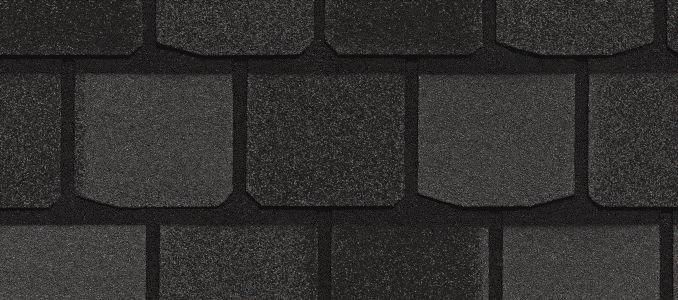 Гибкая черепица CertainTeed Highland Slate Black Granite
