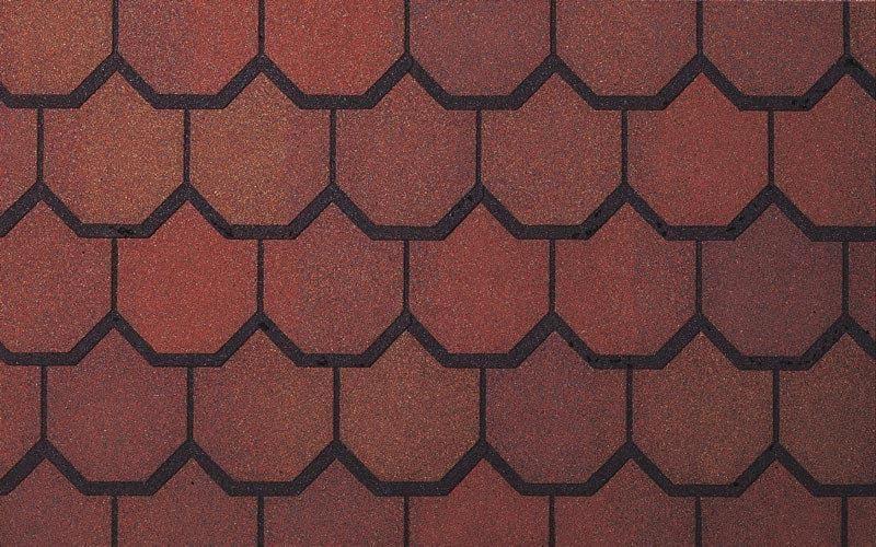 Гибкая черепица CertainTeed Carriage House Shangle Georgian Brick