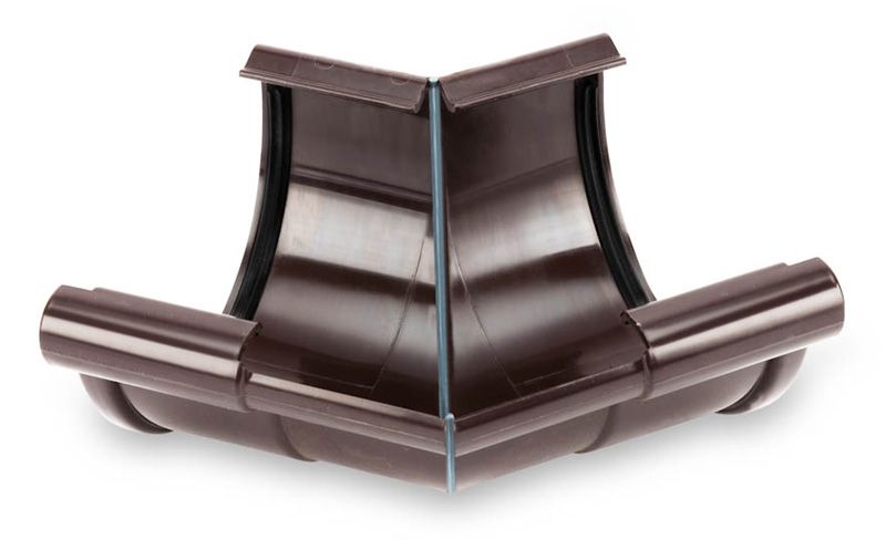 ПВХ Внешний угол 135° для желоба 110мм