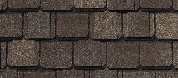 Гибкая черепица CertainTeed Grand Manor Tudor Brown