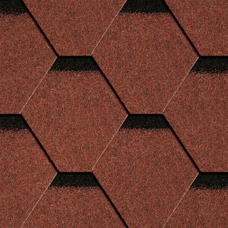 Гибкая черепица Icopal Plano Tema Кирпично-красный