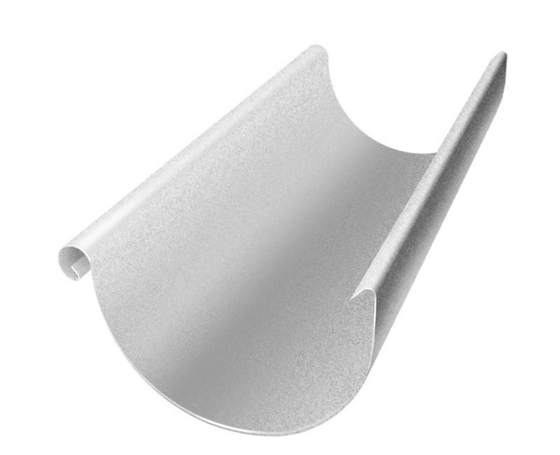 Grand Line AlZn 125х90мм Полукруглый желоб 3м